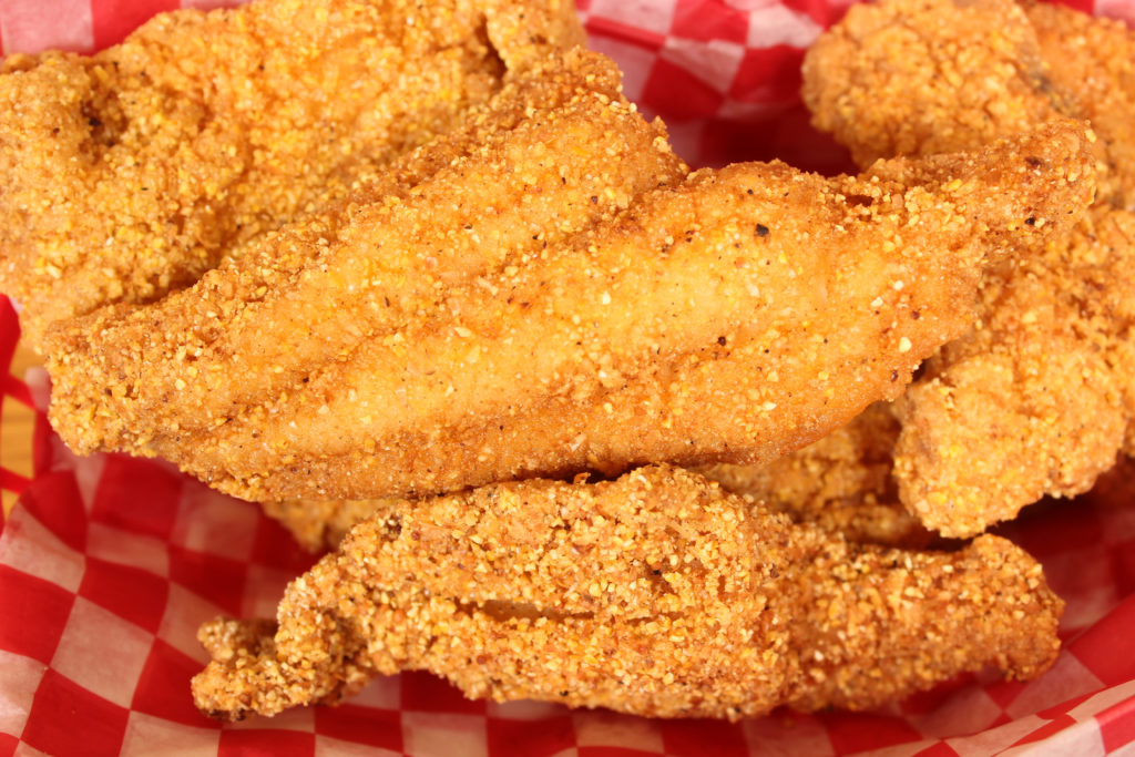 Fried,Catfish,Fillets,In,Rural,Cafe